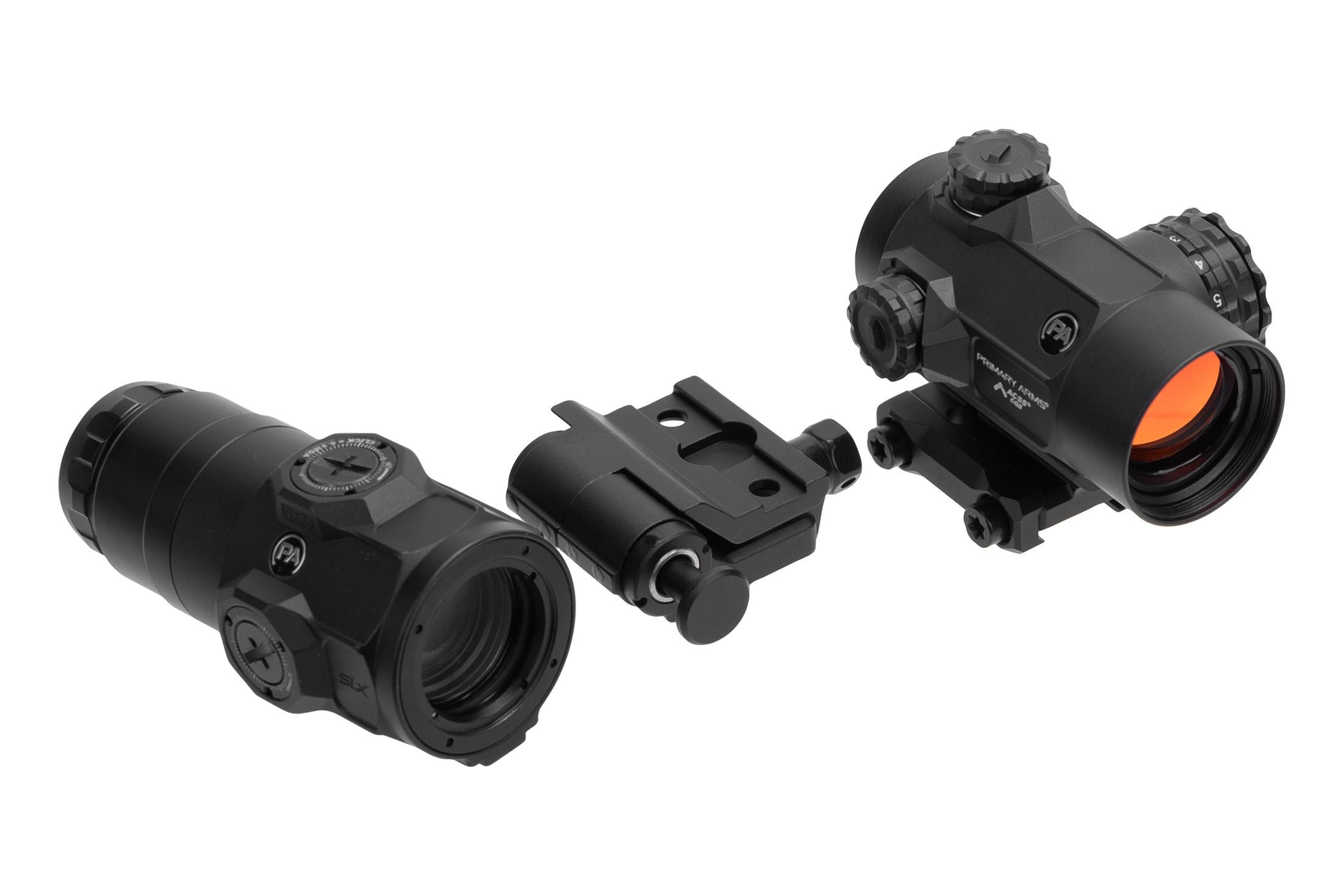 Primary Arms SLx MD-25 G2 ACSS Red Dot with SLx 3x Magnifier & FTS